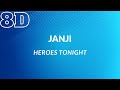 Janji  heroes tonight 8d song  bing beats  use headphones