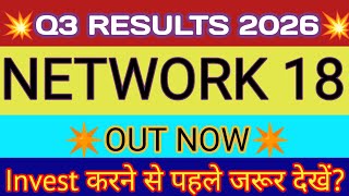 Network 18 Q3 Results 2026 Network 18 Results Network 18 Share Latest News Network 18 Share