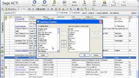 Working With ACT Contact Lists- betteractnow training