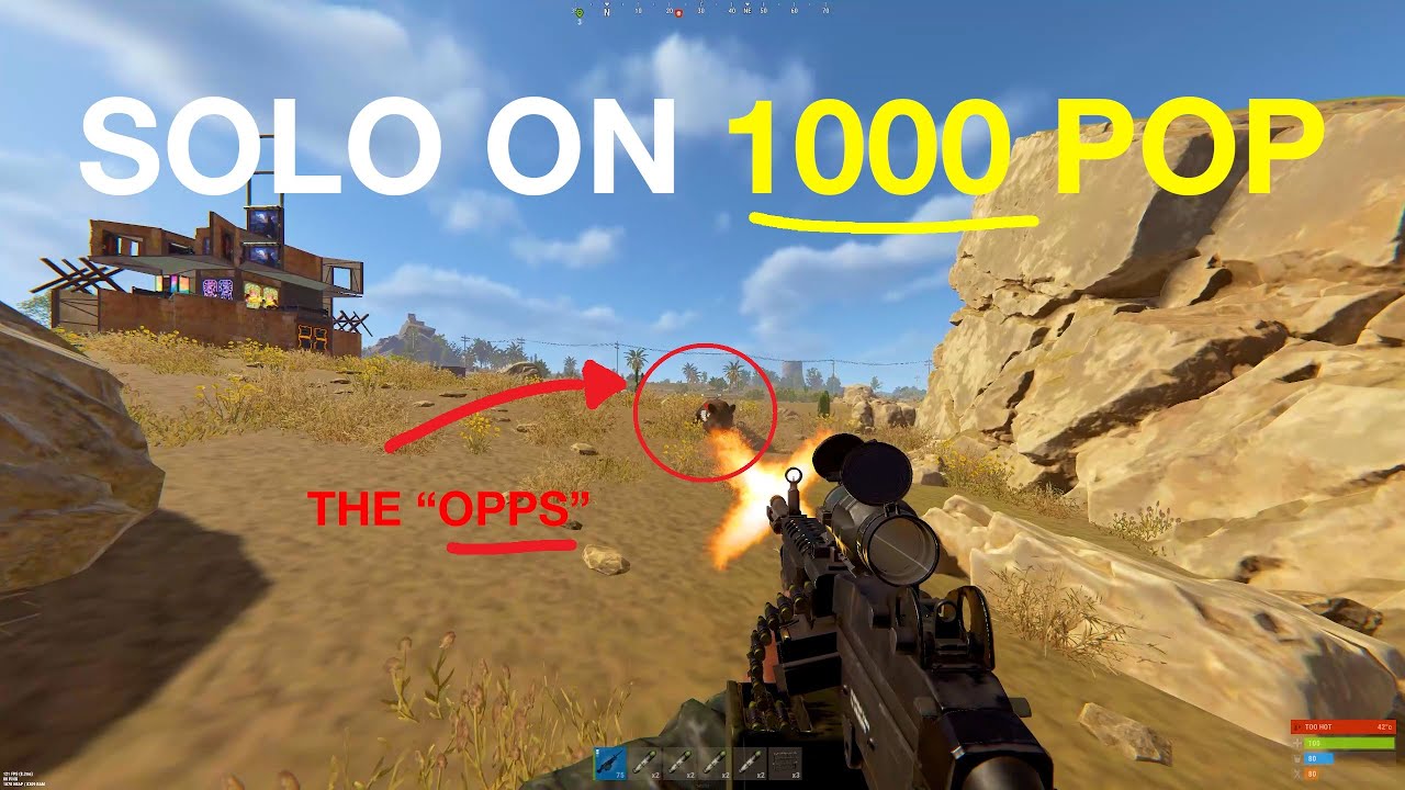 PRO SOLO PLAYER VS THE HARDEST RUST SERVER... - YouTube