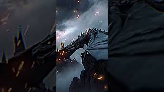 🔥🏰Shadow of the Dragon Over the Castle #DarkFantasy