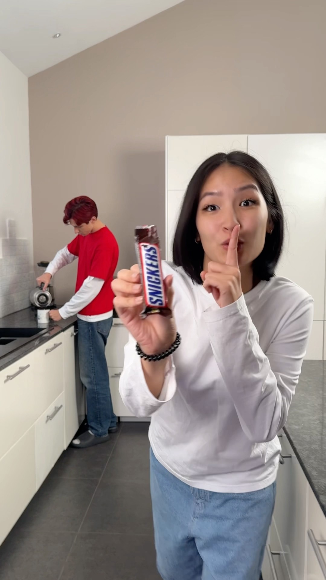 Hot pepper Snickers prank ?️?
