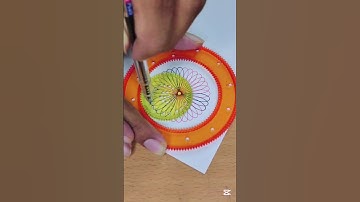 How many rotations did the pen make in total? #shorts #spirograph #satisfying #asmr #relaxing #art