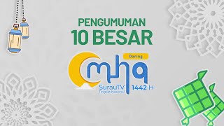 Pengumuman 10 Besar Peserta Mhq Surau Tv