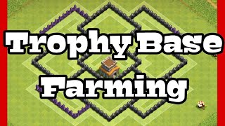 Townhall 8 Defense Base Farmingtrophy Base Farming Coc Clashofclans