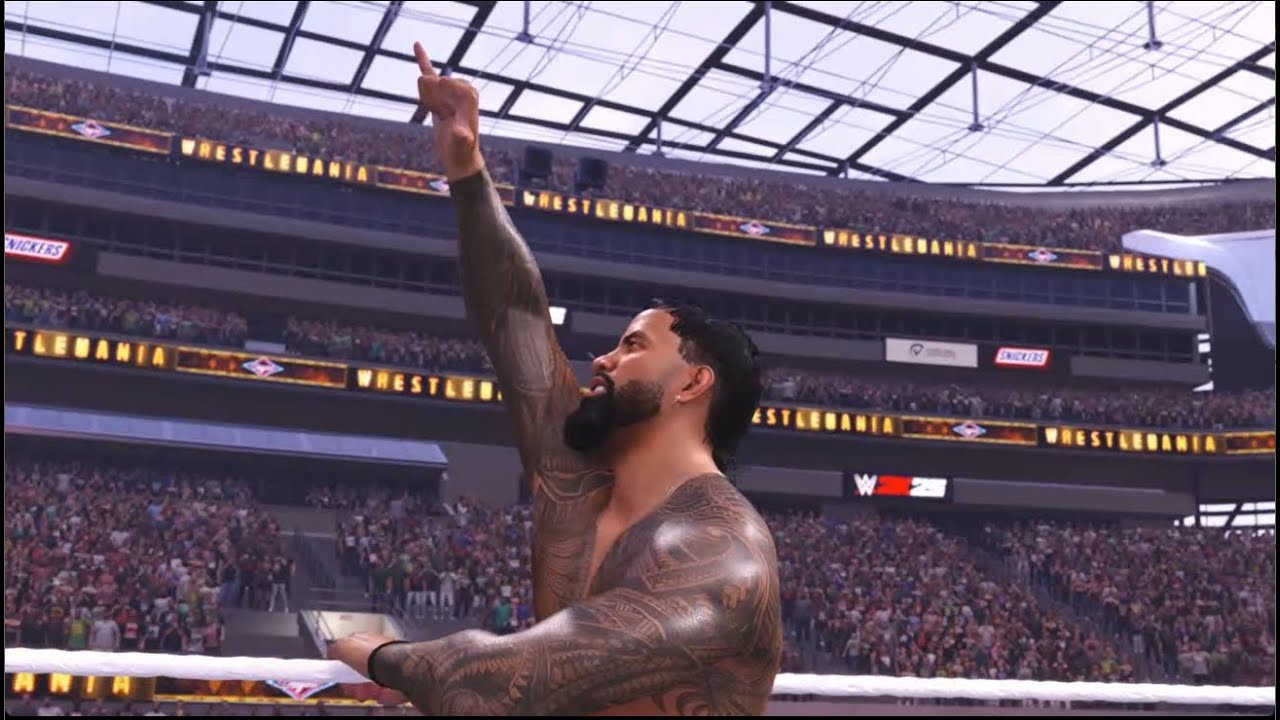 WWE 2K25 WrestleMania 41 DLC: Jey Uso [WM41] (Entrance, Signatures ...