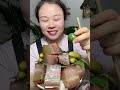 Yummy Spicy Food Mukbang | Today’s Delicious Meal 😋 Eating Fried Pork Belly And Green Vegetables