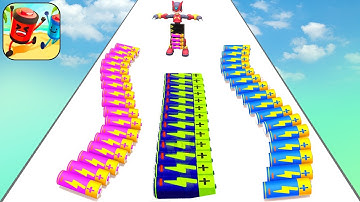 Satisfying Mobile Gaming Battery Run Gameplay Walkthrough (Android,iOS) Latest Update Freeplay