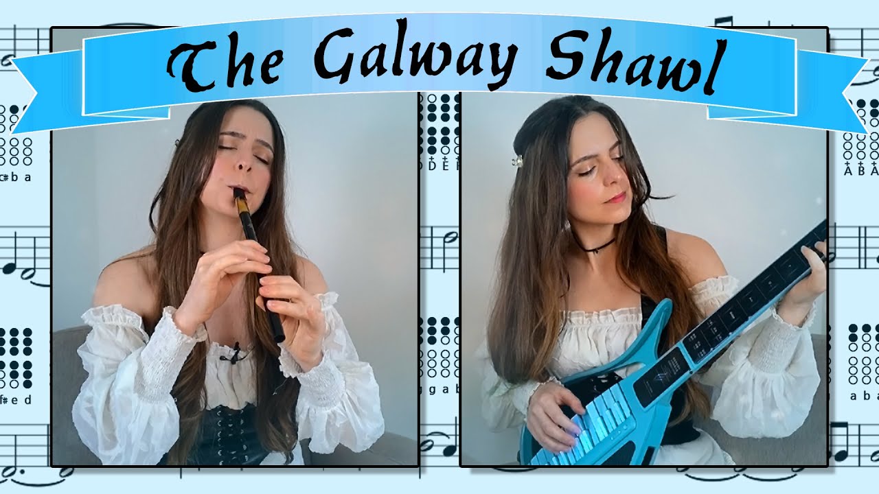 The Galway Shawl - An Easy Irish Tin Whistle Song (tabs & sheet music)