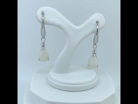 Opal Diamond Factory | Crystal Opal Drop Earrings