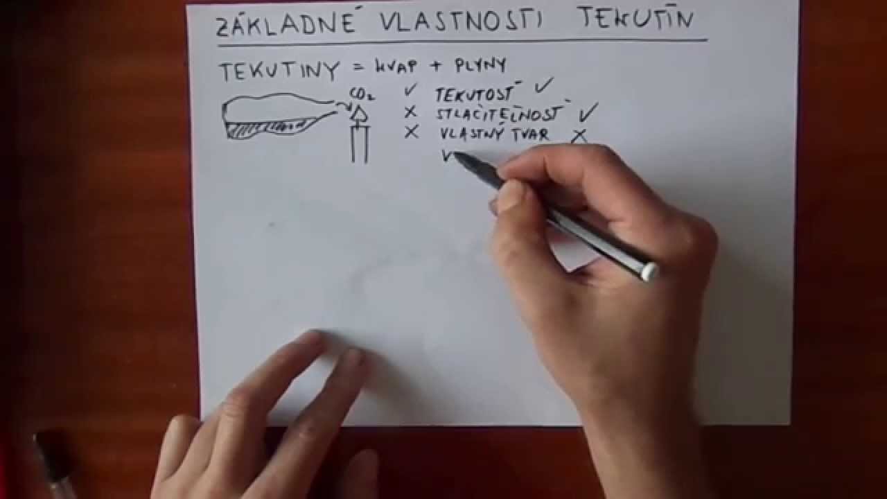 Základné vlastnosti tekutín (kvapalín, plynov)