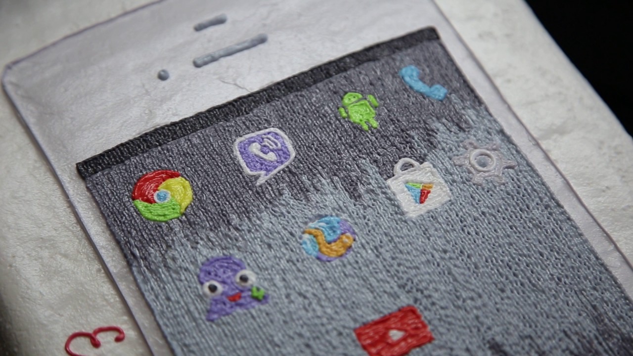 торт Мобильный телефон (Андроид) | торт на заказ - YouTube