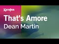 That S Amore Dean Martin Karaoke Version KaraFun 