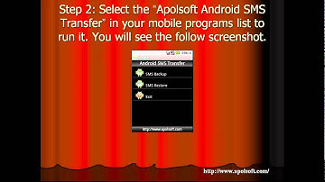 How to backup Samsung Captivate Android Smartphone SMS to computer