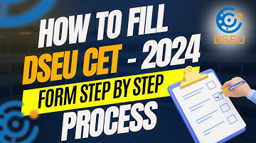 How to Fill DSEU CET - 2024 Form Step-By-Step Process | Delhi Polytechnic Form 2024 | #dseucetform