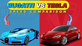 Bugatti Chiron vs Tesla Speed Comperison || 3D Driving Class Mod Apk - Unlock All Cars screenshot 5