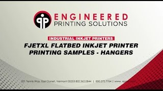 EPSVT - Industrial Inkjet Printer Printing Hangers