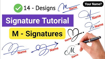 ✅ A To Z Signature Style | M Signature Style | Signature Style Of My Name