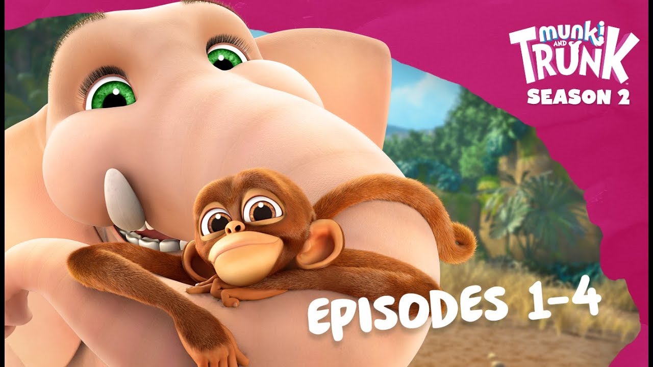 กางเกงขาสั้นการ์ตูน  2022 Update  M\u0026T Full Episodes S2 01-04 [Munki and Trunk]