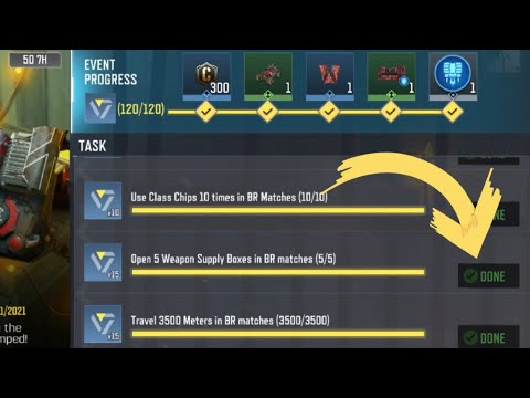 Call Of Duty Mobile Open 5 Weapon Supply Boxes in BR Matches Task Complete
