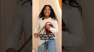 American Leather Co. Tribeca Leather Crossbody w/ Top Handle | QVC