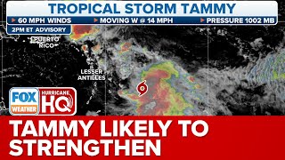 Tammy Likely To Strengthen To Category 1 Hurricane As It Keeps Spinning Toward Caribbean