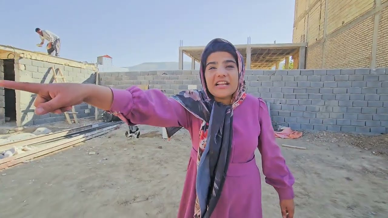 Zahra Can’t Stand the Operator Anymore  | Heshmat Tries to Finish the Cement Work