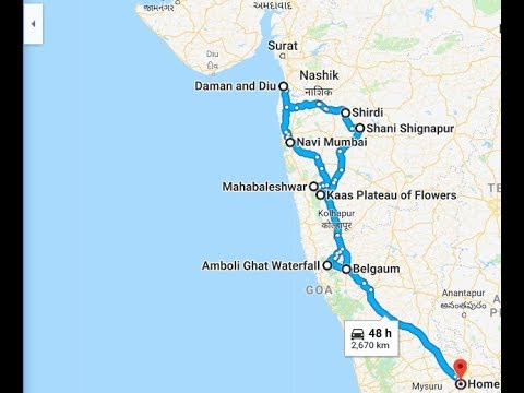 bangalore to mahabaleshwar road trip