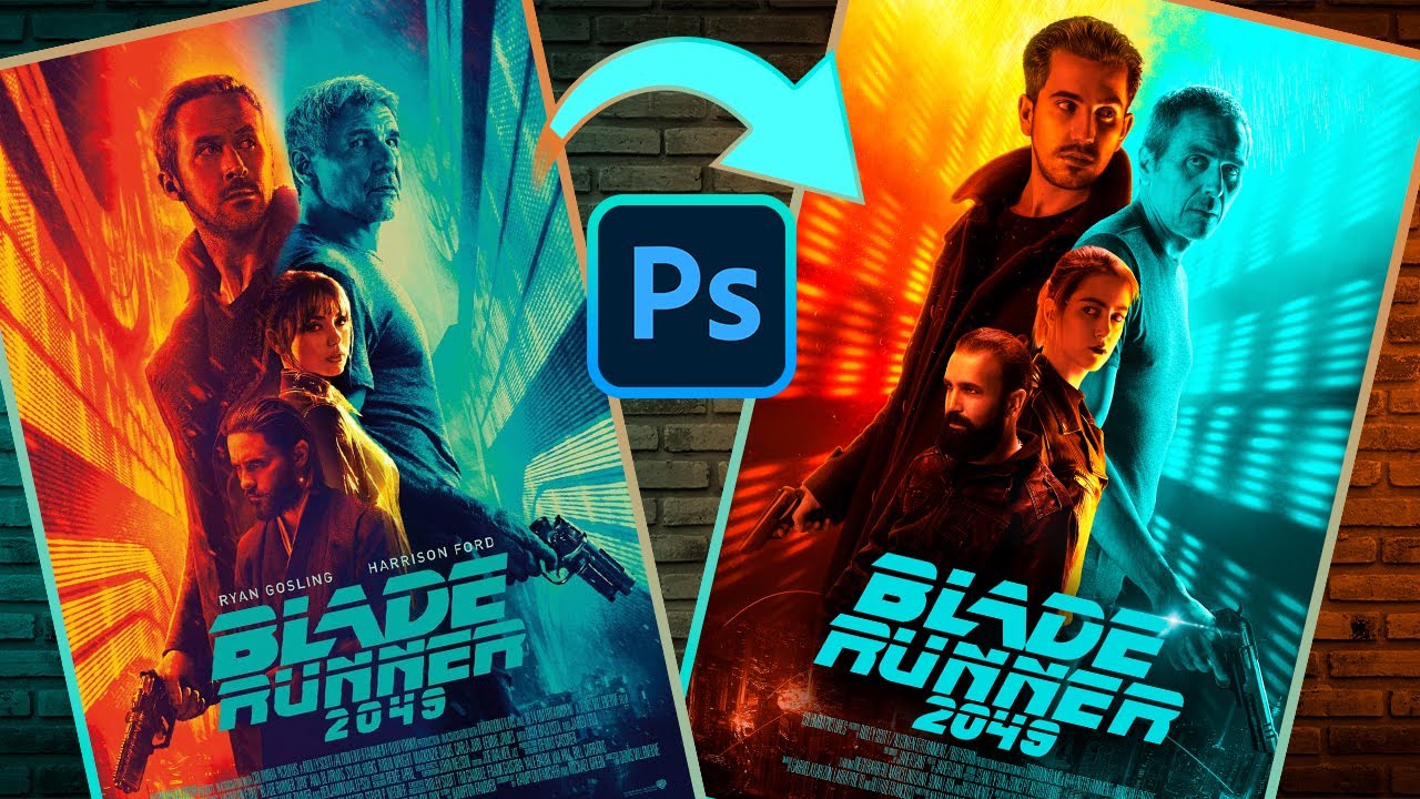 Blade Runner Poster [Photoshop SPEED ART]