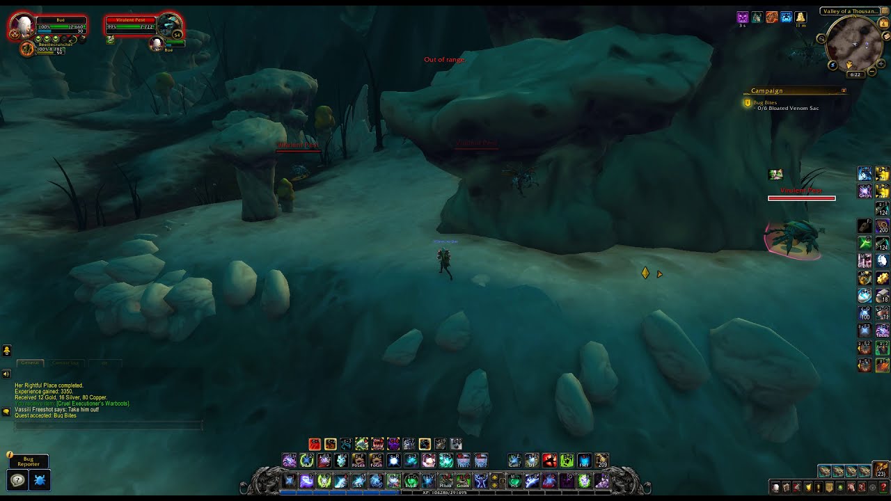 Bug Bites, WoW Shadowlands Quest