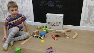 Обзор деревянной железной дороги ikea lillabo