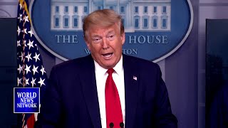 Trump says Americans are praying for UK's Boris Johnson
