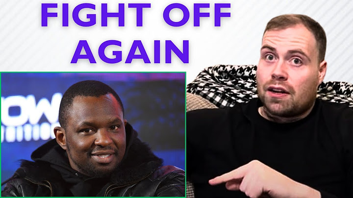 😳 DILLIAN WHYTE FIGHT OFF WARDLEY | HUNI BUT A BIG COMING UP