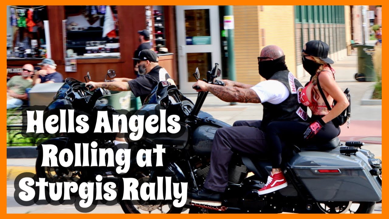 Hells Angels packs rumbling down Main St. at Sturgis Bike Week