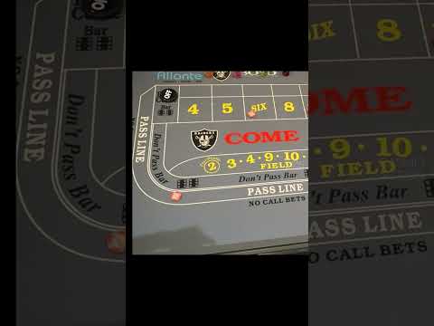 MADE AN INSANE BET ON CRAPS AND HIT HUGE!!  #allcasinoaction #crapsstrategy #casino