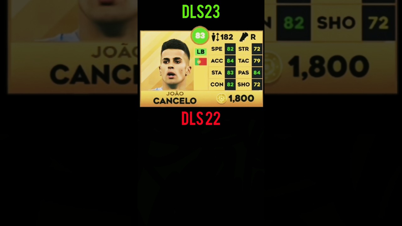 Joao Cancelo DLS22 VS NOW IN DLS23 