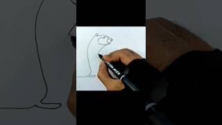 One line teddy bear drawing #mikartofficial