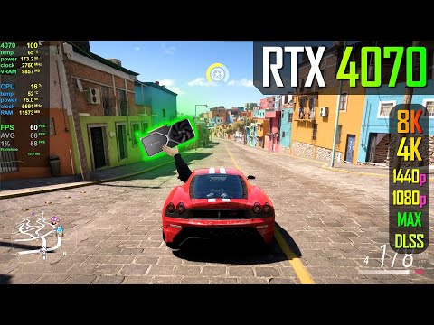 RTX 4070 - Forza Horizon 5 - MAX Settings (DLSS 3 Tested)