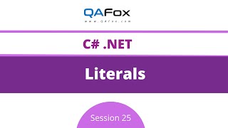 Celebrity Literals (C#.Net - Session 25) Profile