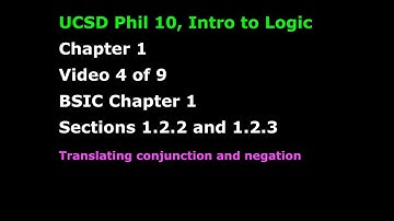BSIC Chapter 1, Section 1.2.2 and 1.2.3