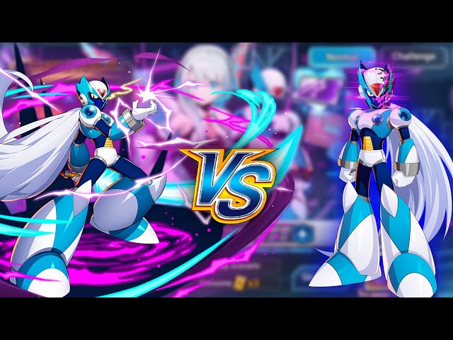 ViA Vs ViA - Boss Battle (Difficulty 8) | Mega Man X DiVE | Pulsing Force of Destruction event class=