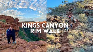 Kings Canyon Rim Walk - 500 steep steps straight up!