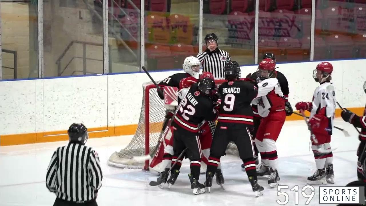 Under16 Hockey ChathamKent Cyclones vs Cambridge Hawks YouTube