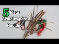 5 INCREIBLES ADORNOS NAVIDEÑOS - 5 Geniales Manualidades Navideñas 2020