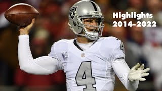 Derek Carr Raiders Career Highlights (20142022)