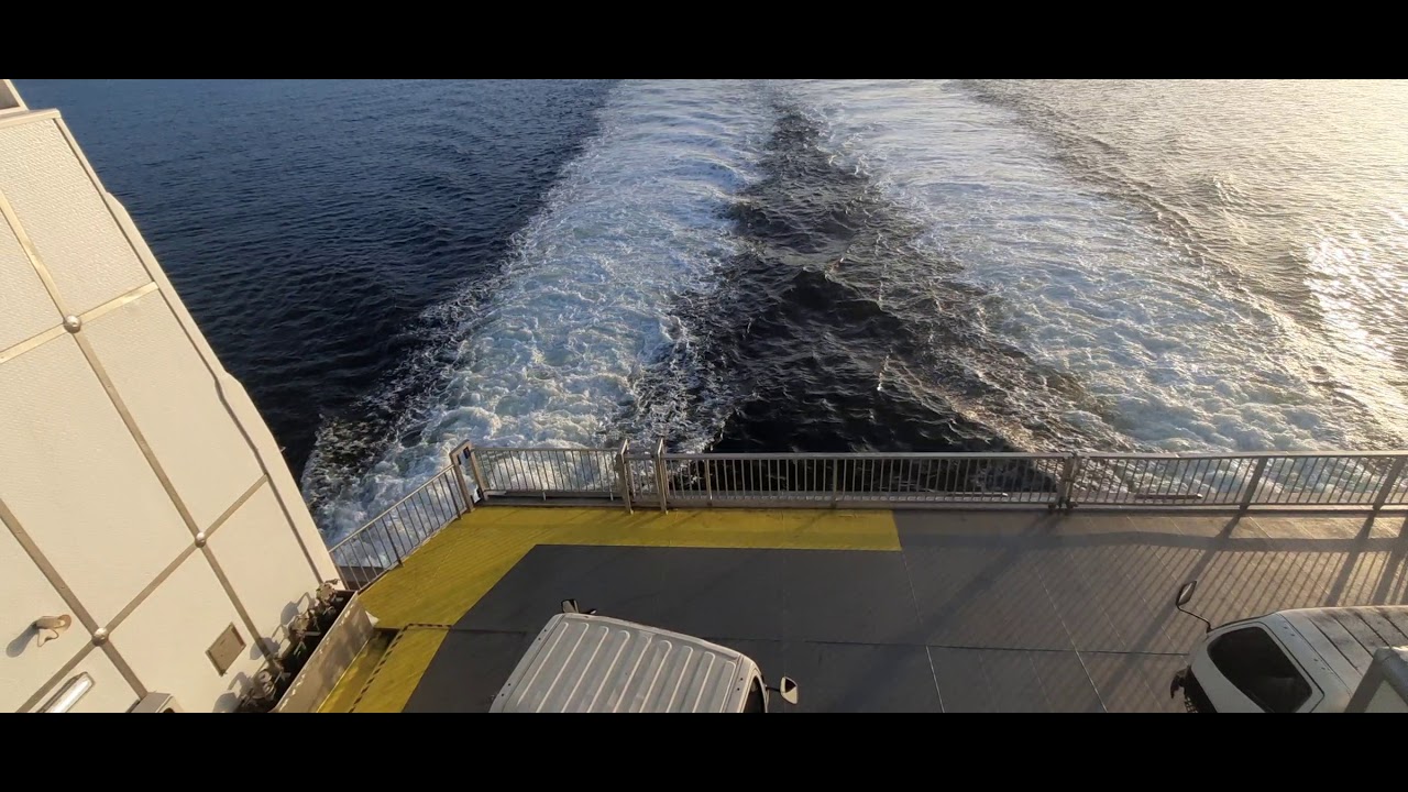 Heading to Tobago on the A.P.T James