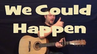 We Could Happen AJ Rafael Easy Strum Guitar Lesson How to Play Tutorial