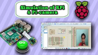 Simulation of Raspberry Pi with camera in Proteus screenshot 2