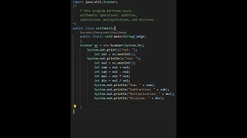 BASIC ARITHMETIC OPERATIONS IN ONE VIDEO || TECHWITHRP #java #javaprogramming #arithmetic