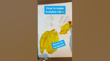 How Do I Make Invisible Ink? #Kidsscience